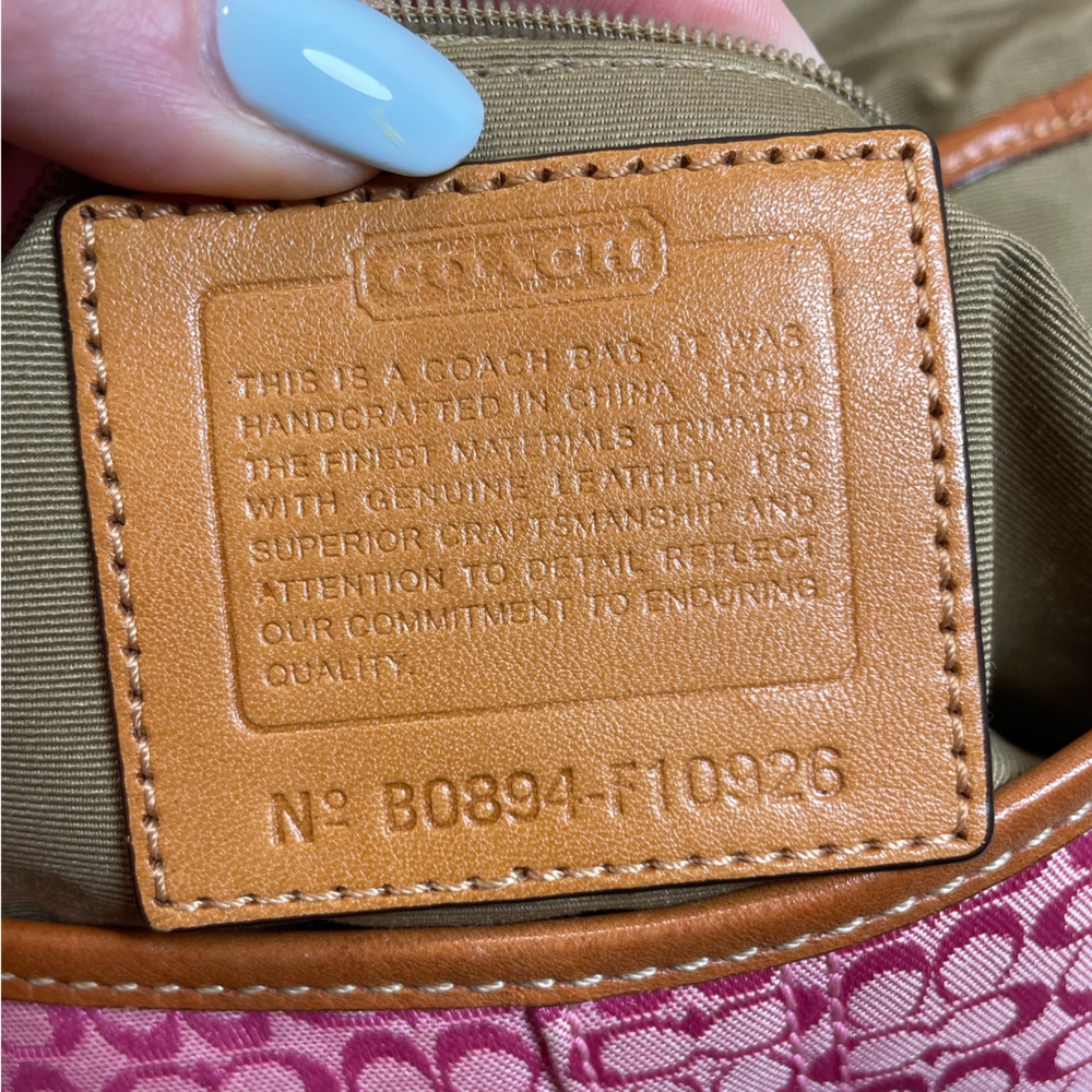 Coach Y2K Barbie Pink Soho Signature Mini C Logo Shoulder Bag- F10926 💕 - Picture 11 of 17